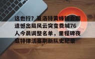 开元棋牌-这也行？夏洛特黄蜂转会期遗憾出局风云突变费城76人今晨调整名单，里程碑夜底特律活塞刷新队史纪录(开拓者亨德森最新消息)